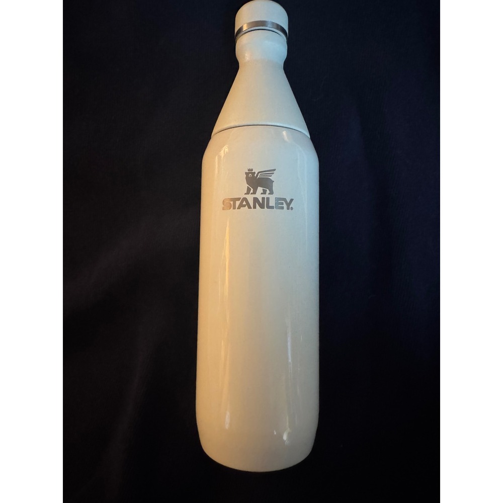 Stanley Go Series Vacuum Insulated Water Bottle 20oz Cream Winged Bear Logo